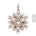 Diamond Pendant Brooch c.1890