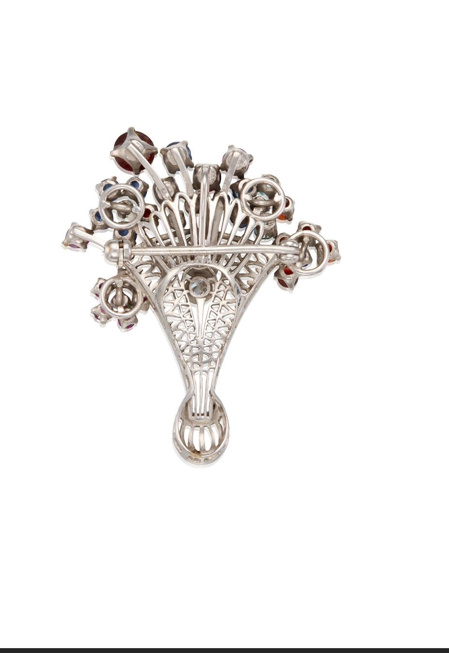 Antique Jardienere Pendant Brooch