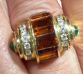 Citrine Dinner Ring by Lagos
