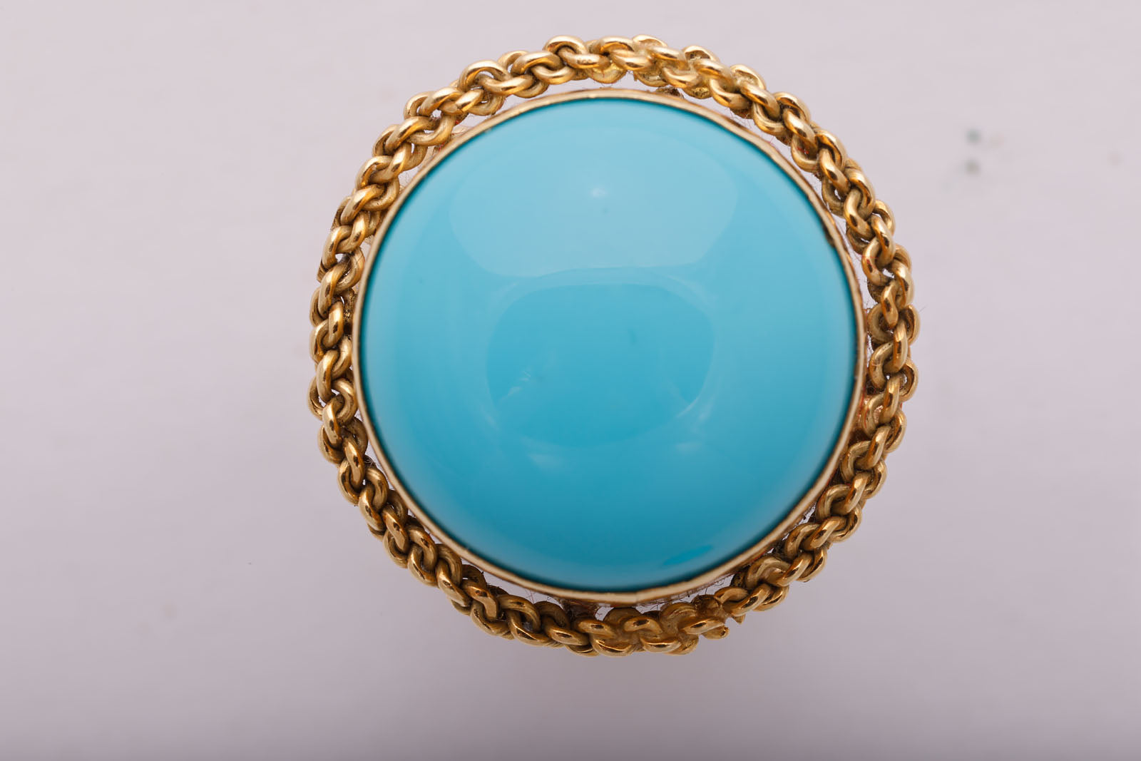 Turquoise and Gold Earrings