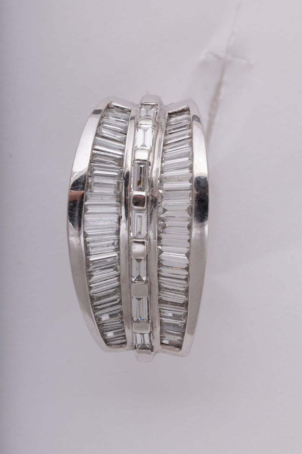 Art Deco Diamond Earrings in Platinum