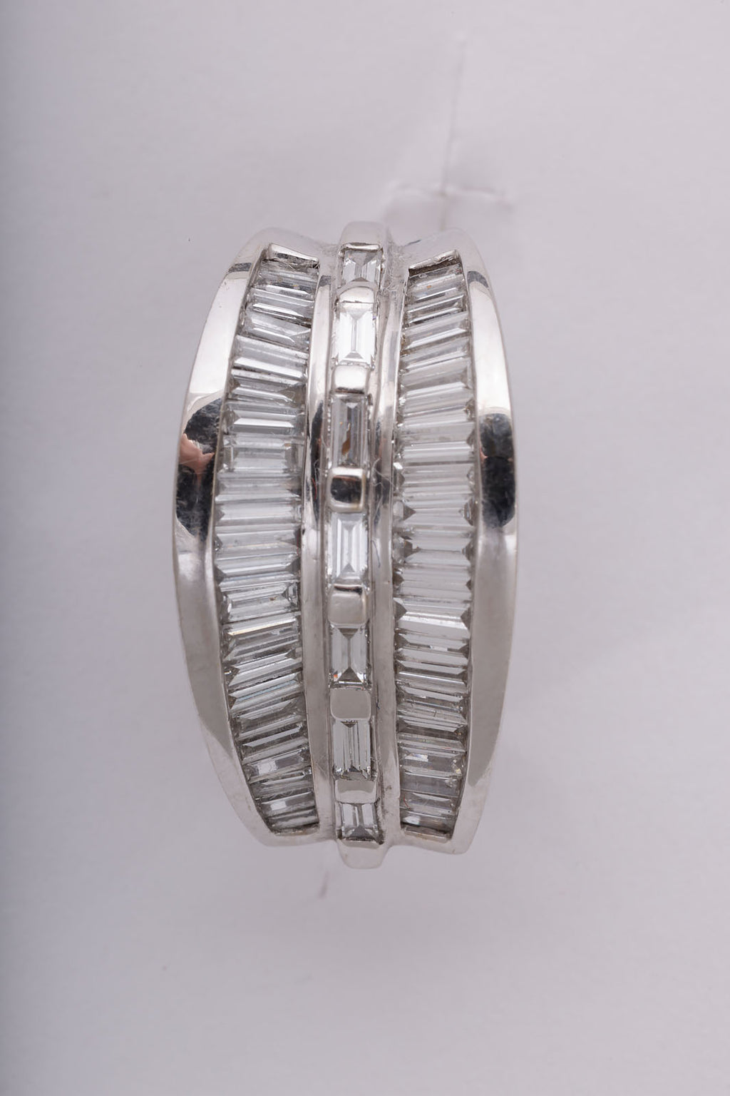 Art Deco Diamond Earrings in Platinum