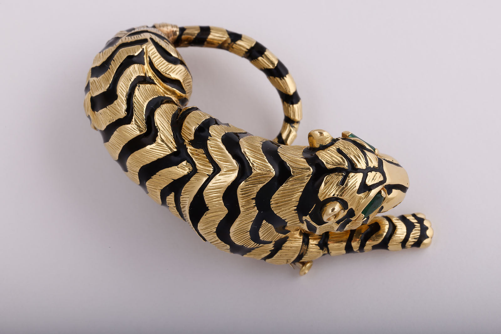 David Webb Tiger Brooch