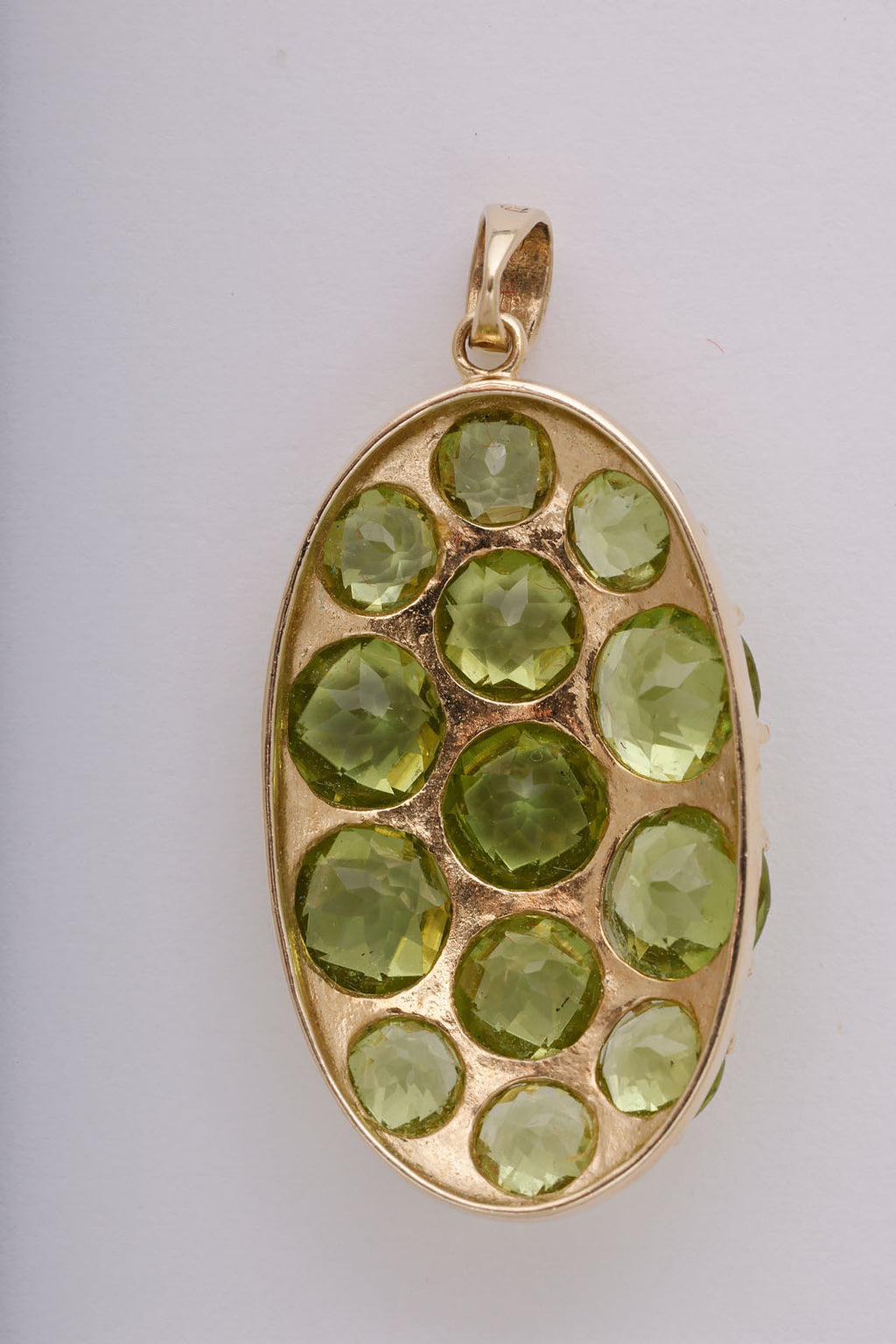 Peridot and Gold Pendant