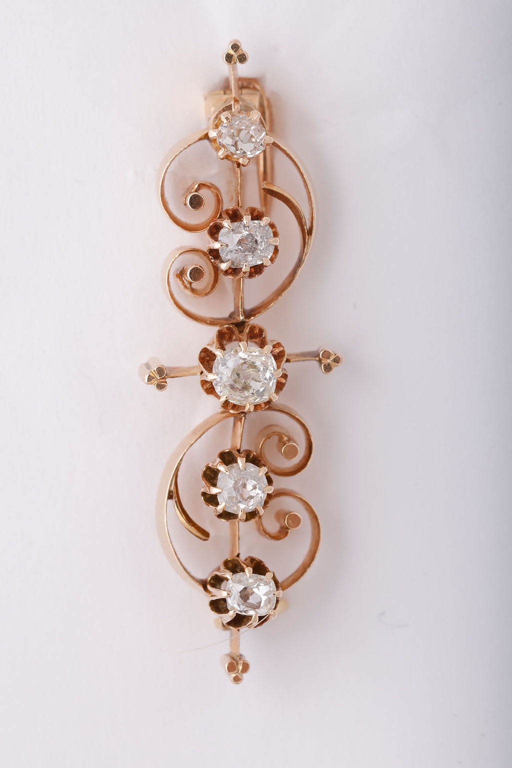 Antique Diamond and Gold Pin