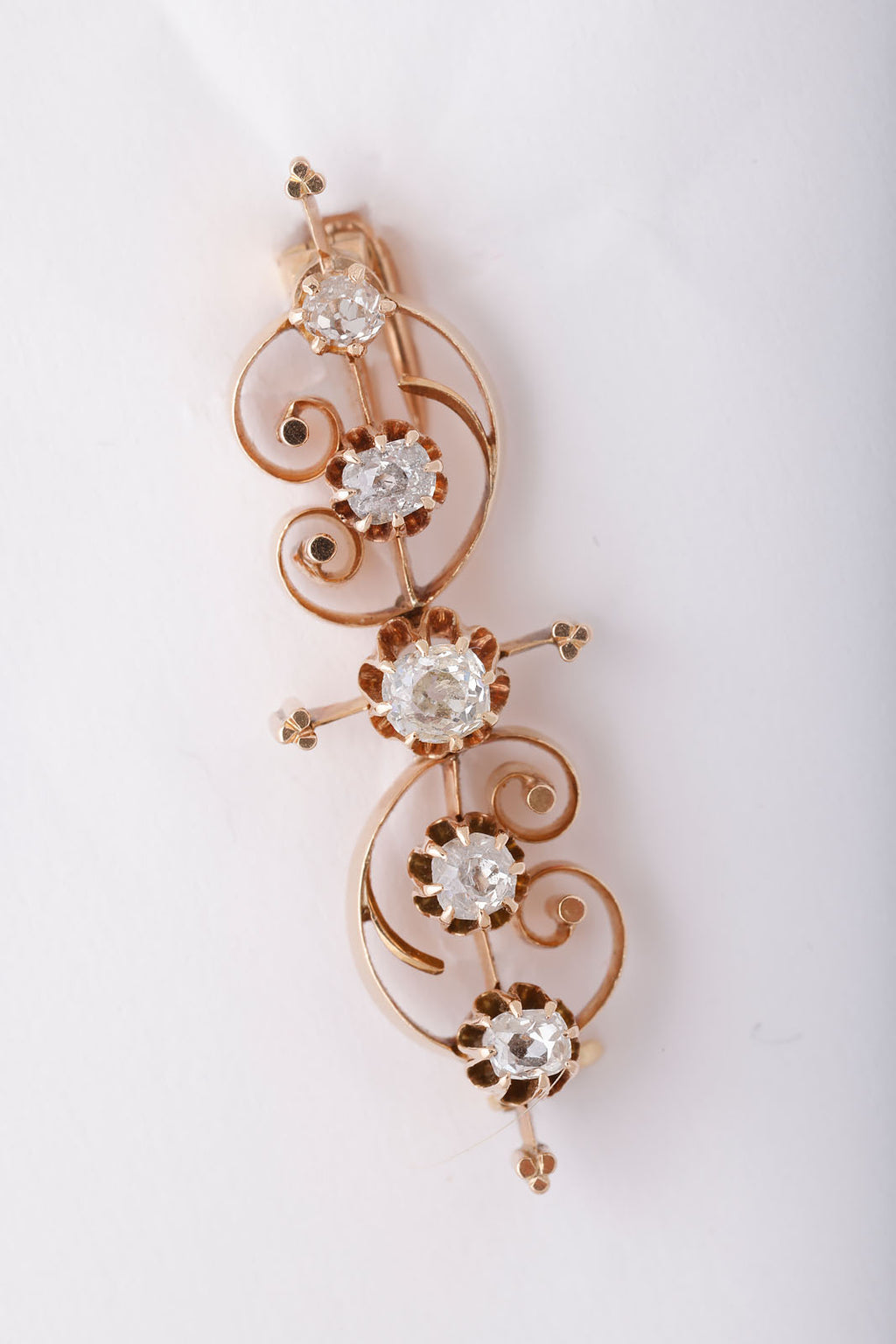 Antique Diamond and Gold Pin