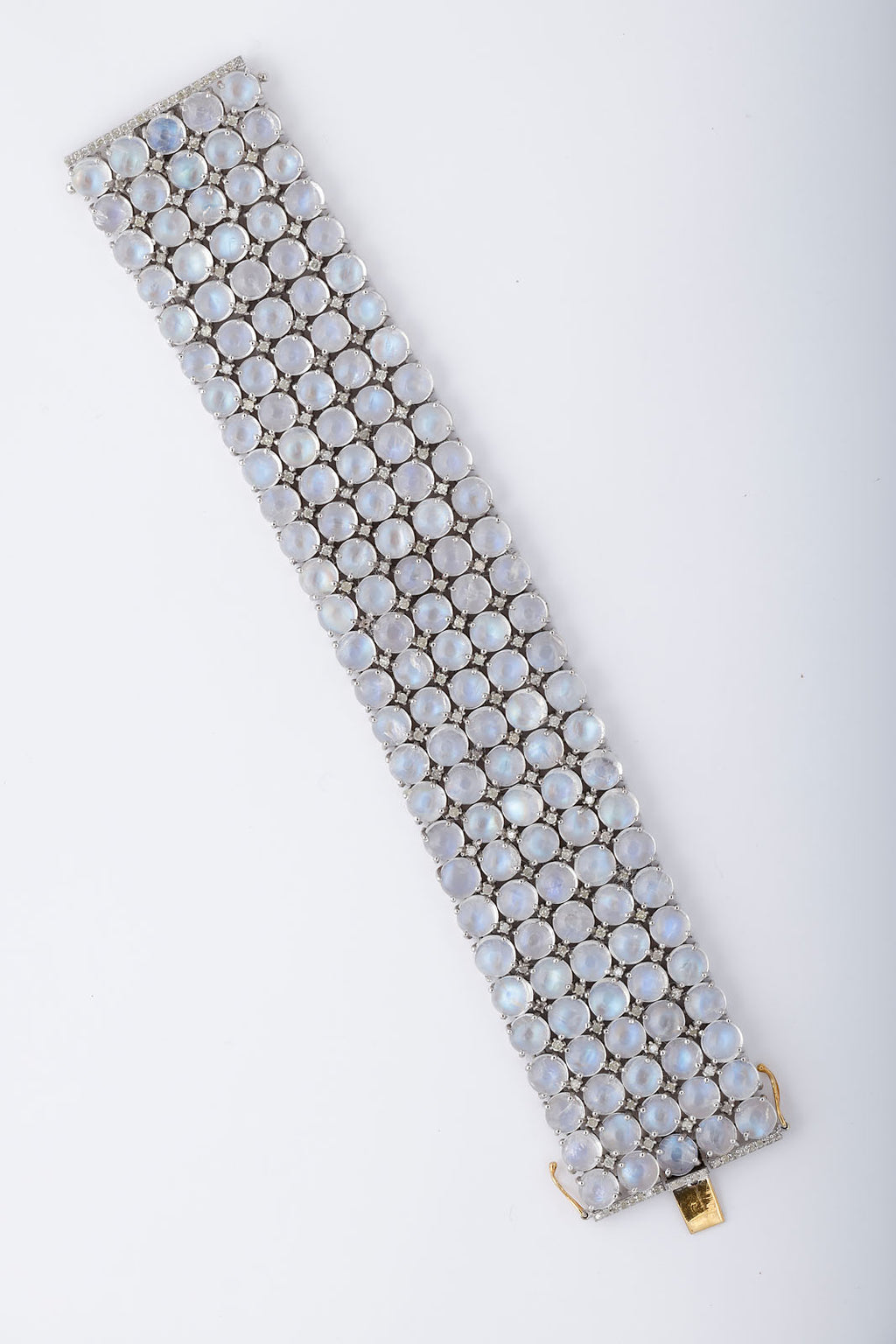 Moonstone and Diamond Bracelet