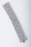 Moonstone and Diamond Bracelet