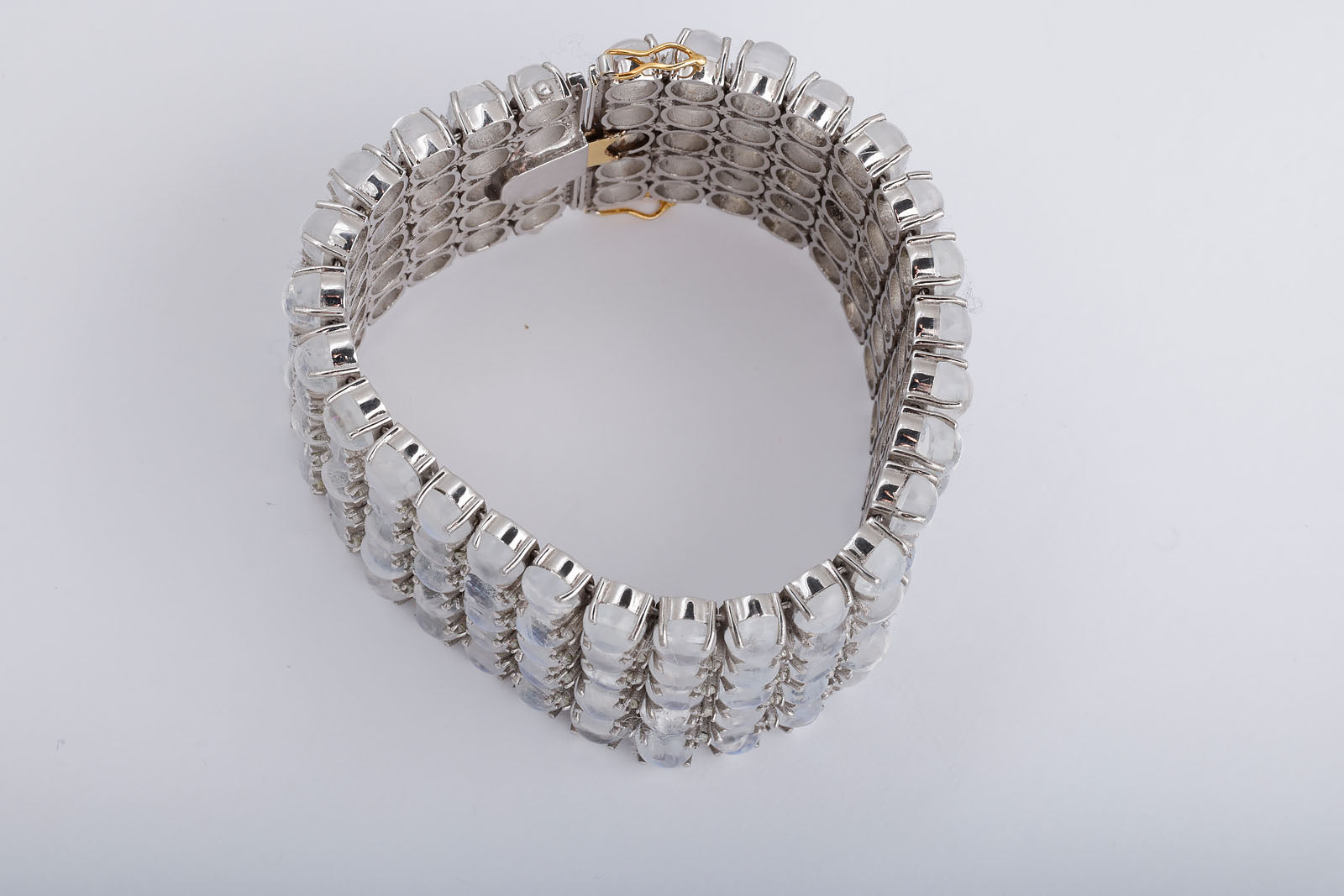 Moonstone and Diamond Bracelet