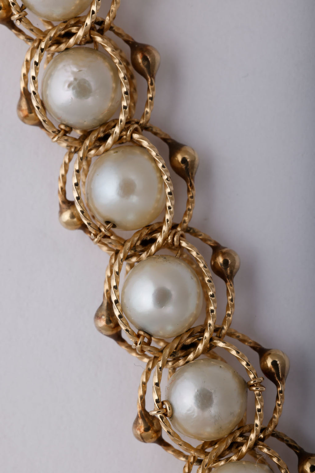 1960's  Pearl and Gold Bracelet
